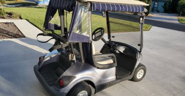 00D0D i7NXr48DsG7z 1320MM 1200x900 1 375x195 2008 Yamaha YDRE electric golf cart in excellent condition