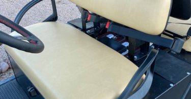 00o0o jMPipCuznaBz 0t20CI 1200x900 375x195 2015 EZGO Hauler Express 4 Seater Golf Cart with EZGO Charger