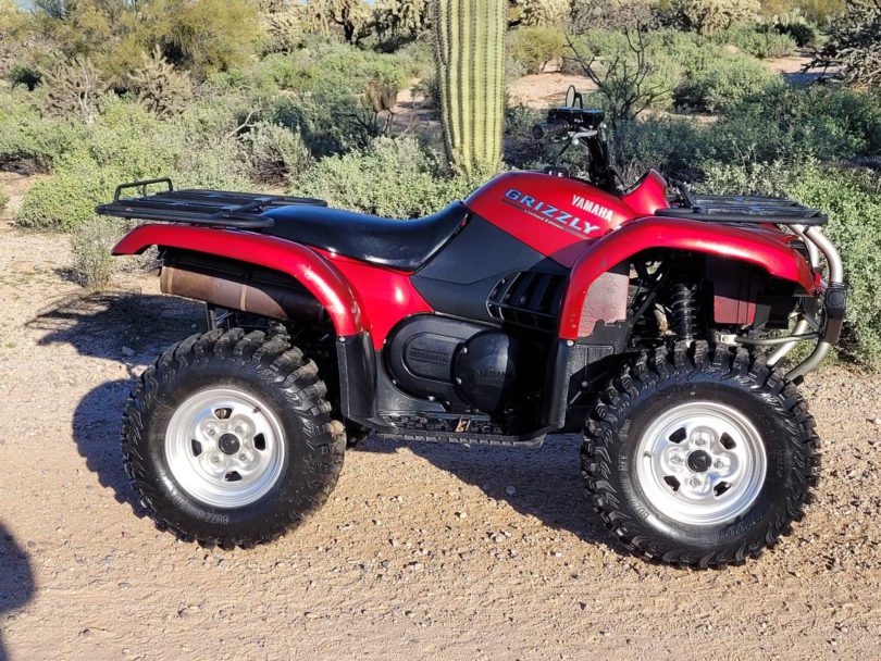 00E0E aCTQE3NFVbk 0CI0t2 1200x900 810x608 Beautiful candy apple red 2004 Yamaha Grizzly 660 4x4 Limited edition