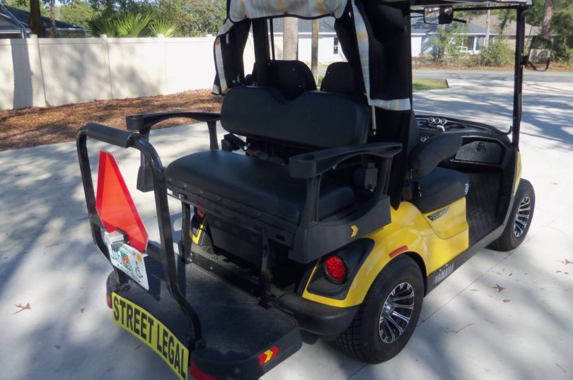 01010 7ZtT7sFTVaW 0CI0pI 1200x900 810x538 2018 Street Legal Yamaha Gas EFI Quiet Tech 4 seater Golf Cart