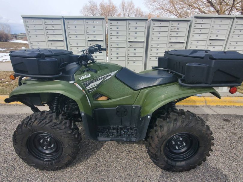 00202 2eLrK9WCItX 0CI0t2 1200x900 810x608 2020 Hunter Green Yamaha Kodiak 700cc ATV for Sale